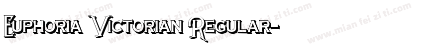 Euphoria Victorian Regular字体转换